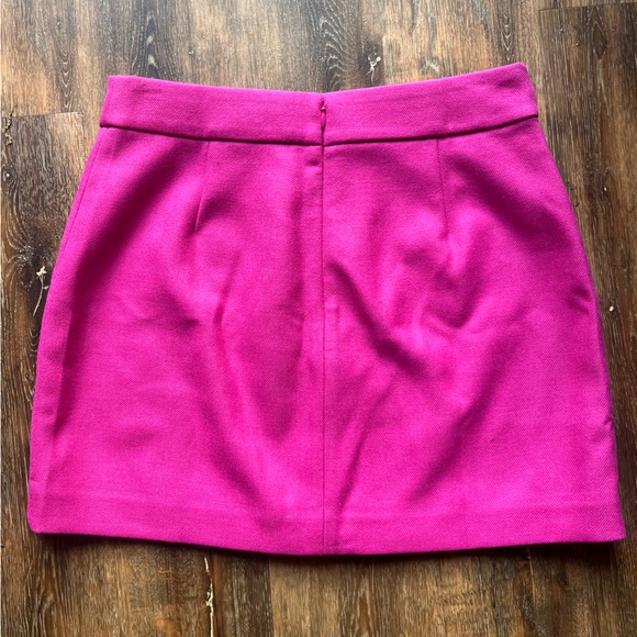 NWT J. crew Hot Pink Mini skirt - Picture 4 of 8